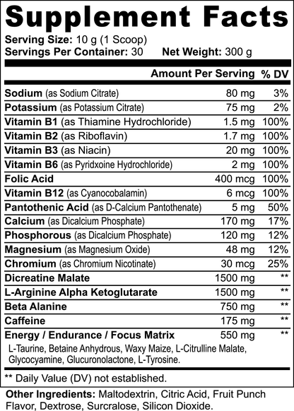 PowerPunch Pre-Workout