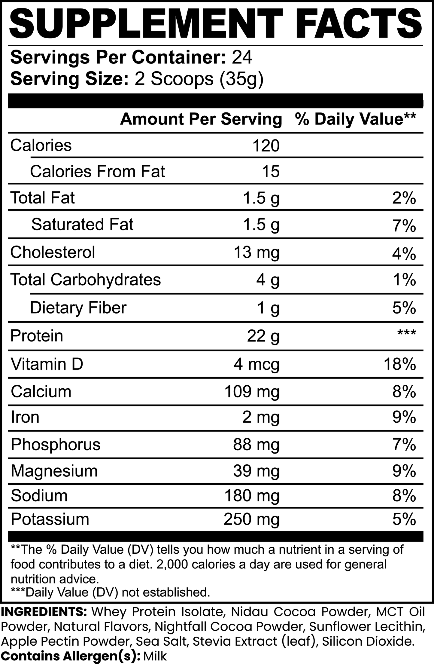 Chocolate 100% Whey Protein