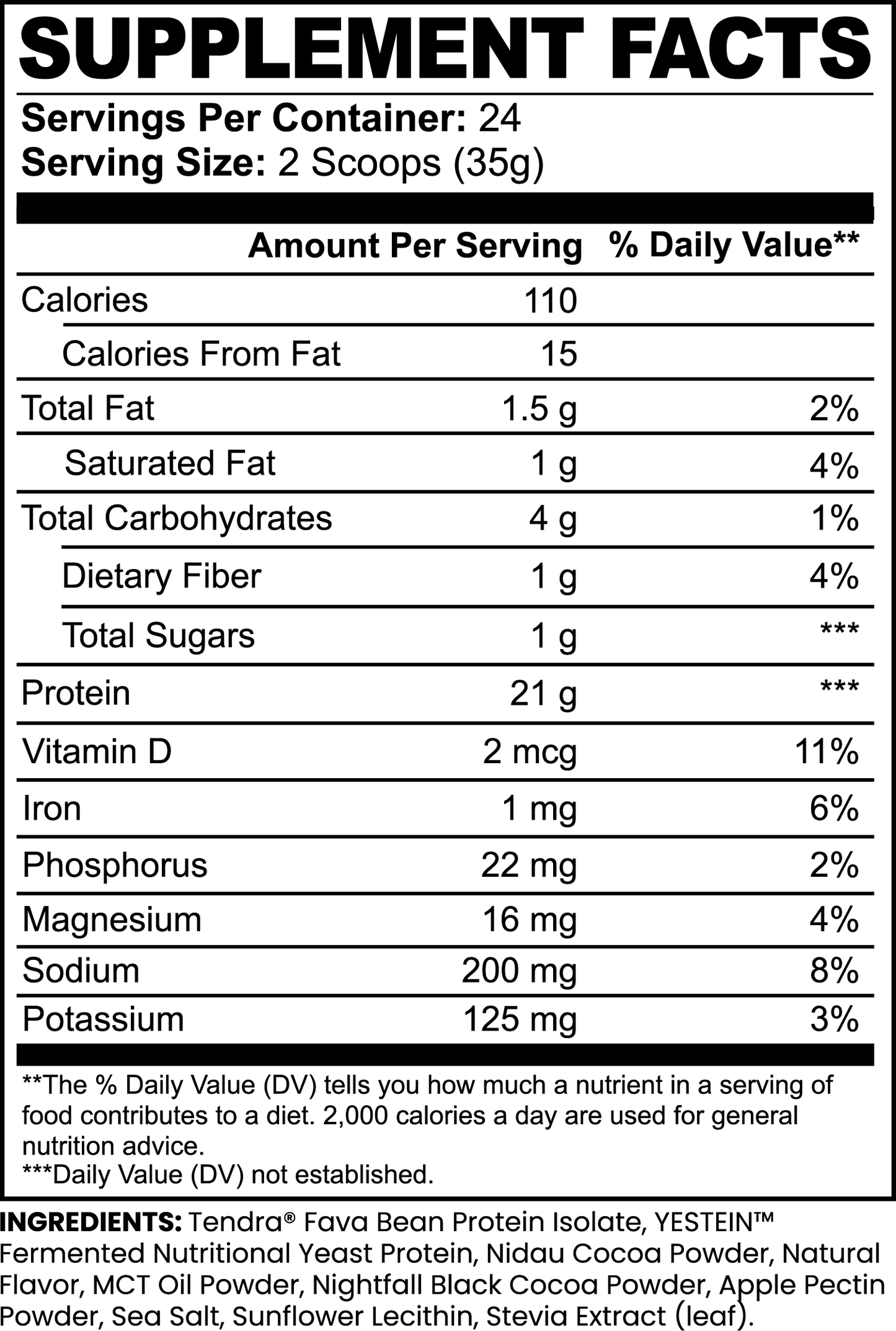 Chocolate Plant Protein