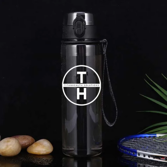 20oz TitanHealth Plastic Water Bottle